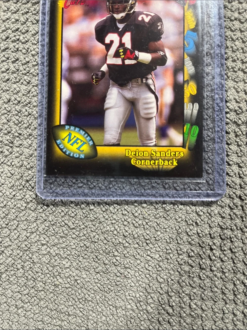 1991 Premier NFL Edition Wild Card Deion Sanders
